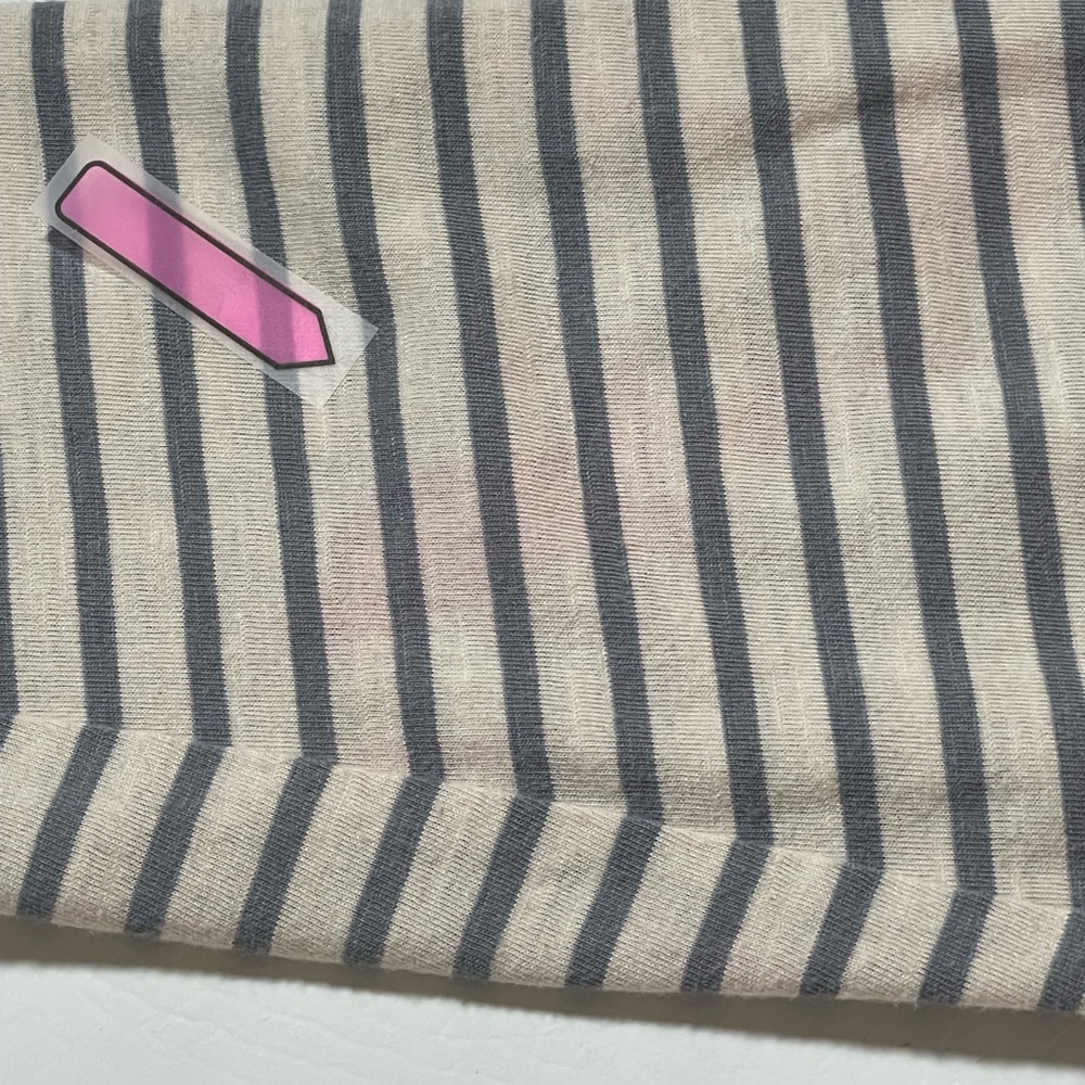Columbia Womens T-Shirt Scoop Neck Multicolor Stripe Stretch 3/4 Sleeve Medium - Picture 6 of 9